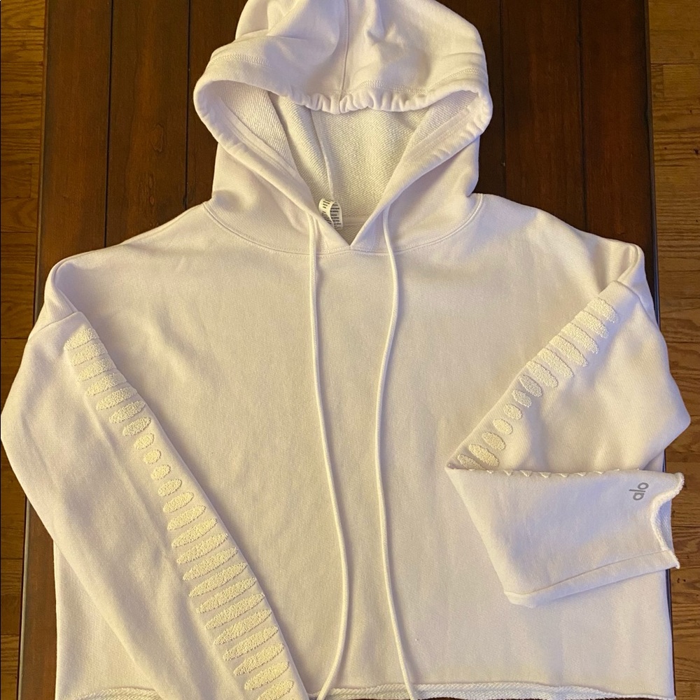 Alo Yoga Boxy Crop Hoodie